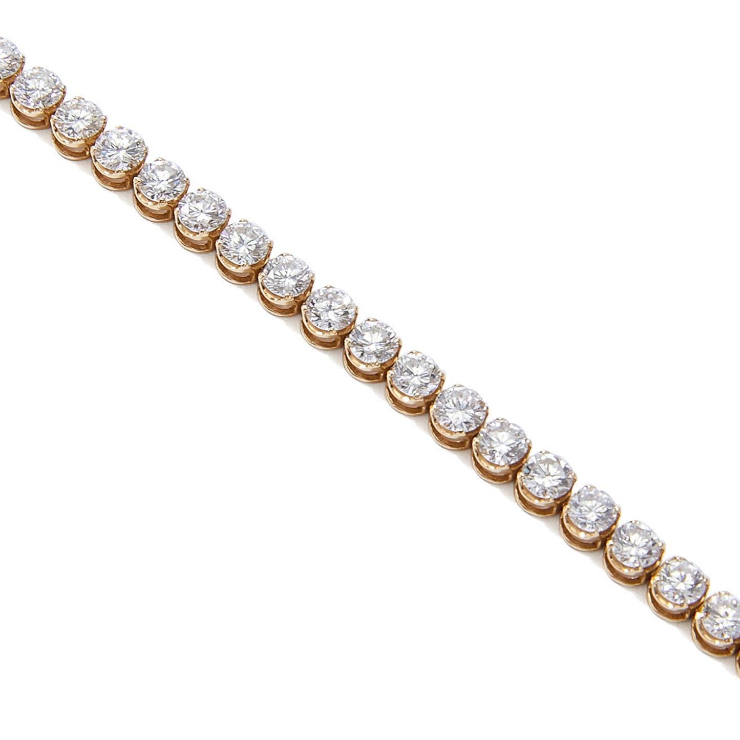 Tennis Eternity Bracelet 18K YG